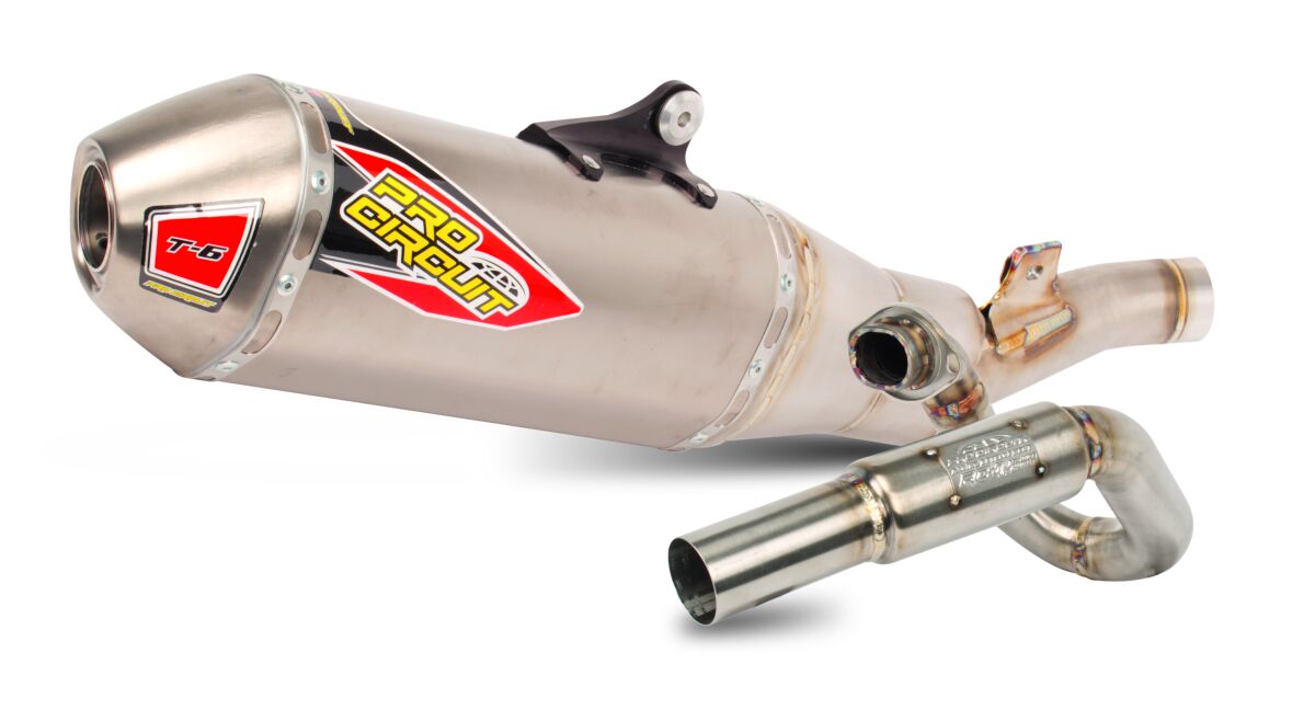 IMPIANTO DI SCARICO T-6 BC ACCIAIO INOX TITANIO - Pro Circuit